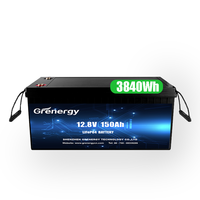 Baterai LiFePO4 Isi Ulang 12.8V 100Ah Bersertifikasi UL1973 ETL, Casing ABS Proteksi IP65 untuk Penyimpanan Energi Surya Rumah Tangga