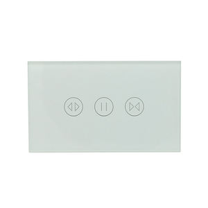 Tuya AC100-250V US Standard White and Black Color Smart Curtain <b>Touch</b> <b>Switch</b> - Product Image 6
