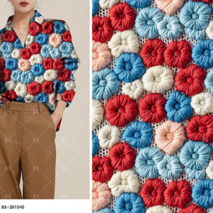 Dệt Viscose In Kỹ Thuật Số 45S Rayon Challis In Kỹ Thuật Số Vải Cho Phụ Nữ Hàng May Mặc - Product Image 4