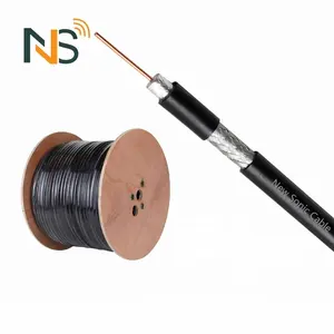 Cable Coaxial para CCTV, conector Rg59 RF 75 ohm, Conector de alimentador de Heliax de 1/4 ",3/8",1/2 ",7/8",1 1/4