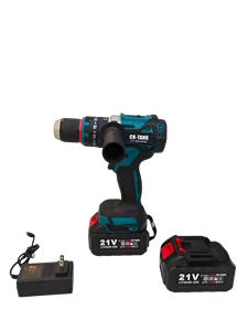 21V Professional Cordless Drill Kit Using high-quality three-jaw chuck 25 <b>Torque</b> <b>Settings</b> 1-Hour Fast Charger Workshop Essential - Product Image 1