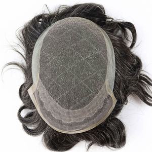 ปรับแต่งได้หลากหลายสไตล์ ทุกขนาด ทุกสี ระบบท็อปเปอร์สำหรับผู้ชาย ทำจากผมแท้แบบอินเดีย คุณภาพเกรดพรีเมียม เนื้อผม 38 มม. - Product Image 3