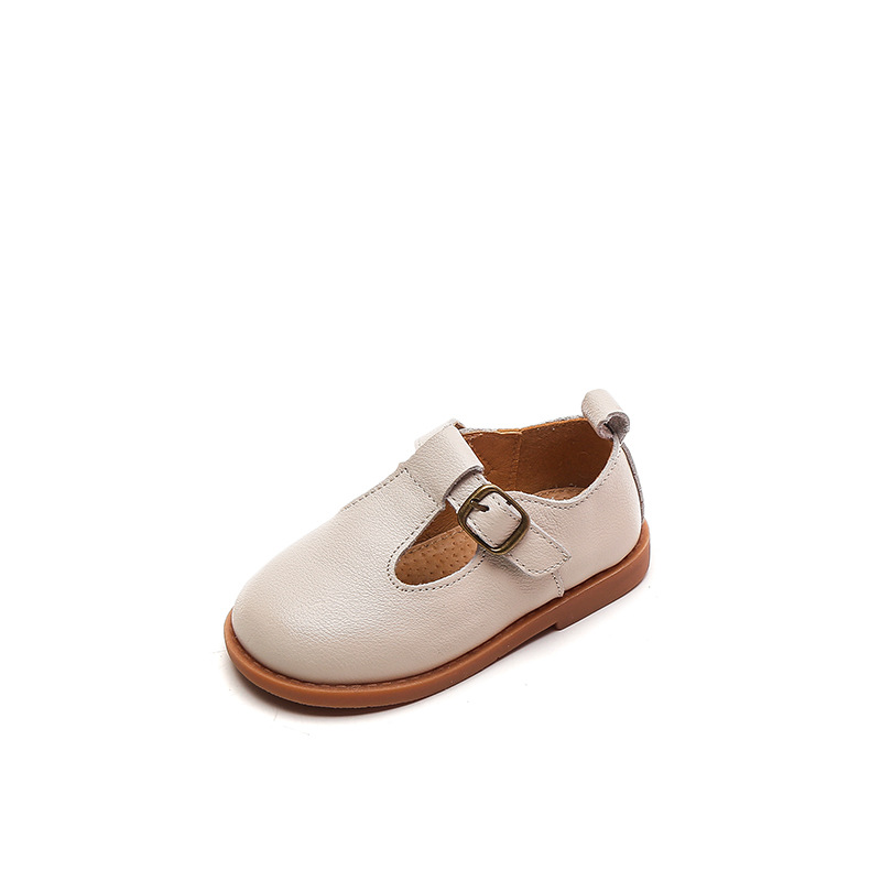 Весна-лето 2020, новая кожаная обувь принцессы для девочек, детская обувь из воловьей кожи с Т-образной формой, детская кожаная обувь с мягкой подошвой
