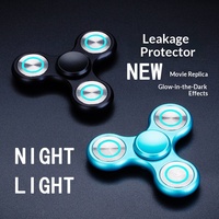 Nouvel Arrivage Fidget Spinner en Alliage d'Aluminium et Acier Inoxydable, avec Contrepoids Rotatif, Anti-Stress pour Adultes