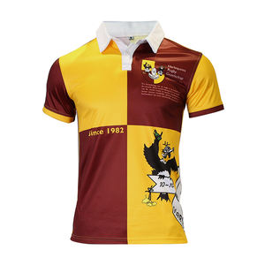 Chemises de Rugby Personnalisées Impression par sublimation de polyester Vente en gros Maillots de rugby sport - Product Image 1