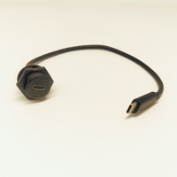 Câble de connexion étanche IP68 de type C mâle vers type C femelle