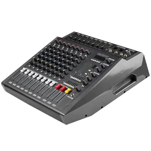 Mixer per console Audio professionale a 8 canali con effetto DSP per console musicale professionale con amplificatore di potenza