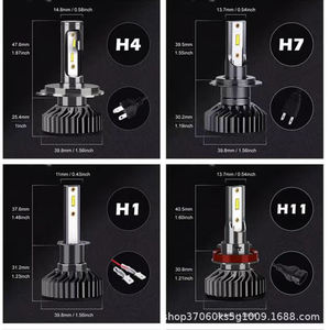 ไฟหน้ารถยนต์ TCYATO F2 1860 CSP แบบสองดวง หลอดไฟ LED สำหรับรถยนต์ ไฟตัดหมอก ติดตั้งง่าย - Product Image 6