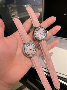 Fashionable Trendy Mechanical Watch With Sapphire Crystal Mirror Scratch Resistant Wear-Resistant Lychee Patterned Leather Strap - Product Image 5