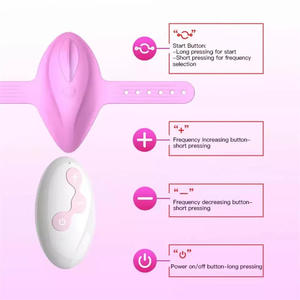 Stimolatore Clitorideo con Telecomando Wireless, <span class=keywords><strong>Vibratore</strong></span> Indossabile a Forma di Farfalla per Donne - Product Image 4