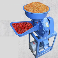 Machine à Broyer et Moudre Électrique Commerciale pour Aliments Secs, Poivre Noir, Piment, Riz, Maïs, Blé et Autres Grains