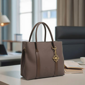 2025新款时尚外贸手提包大容量复古休闲单肩包皮革涤纶<span class=keywords><strong>PU</strong></span>手提袋 - Product Image 6