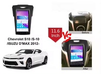 Autoradio Android 11 de style Tesla pour Chevrolet S10 Isuzu D-Max Mu-X lecteur multimédia de voiture sans fil Carplay 4G
