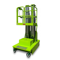 Plateforme élévatrice à ciseaux électrique portable en alliage d'aluminium, hydraulique, verticale, 4m, 5m, 6m, neuve, de haute qualité et économique