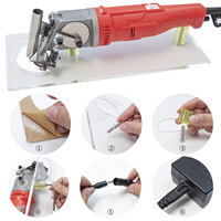 Ciseaux électriques 2-en-1 pour tufting et coupeur de rainures de tapis, outil de découpe en V