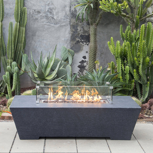 Table d'appoint de jardin moderne pour patio extérieur, table à café ou à thé, foyer - Product Image 3