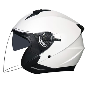 Cascos de Motocicleta con Diseño Geométrico Reforzado y Engrosado, con Visera Abatible, para Todas las Estaciones, Universales, Deportivos y de Protección - Product Image 1