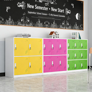 Armoire de rangement en métal tendance pour salle de sport et personnel scolaire, conception ventilée et résistante à l'humidité, sûre et sans souci grâce à la serrure de sécurité - Product Image 4