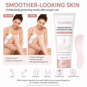 <span class=keywords><strong>Crema</strong></span> <span class=keywords><strong>Depilatoria</strong></span> de Acción Rápida en 5 Minutos, Calma la Piel, Sin Irritación, para Piel Sensible, Piernas, Brazos, Axilas, Línea del Bikini - Product Image 6