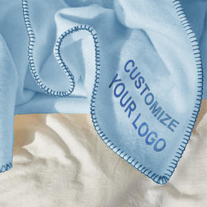 गोंद प्रिंट लोगो ध्रुवीय फ्लेक्स कंबल 100% पॉलिएस्टर एंटी-पिलिंग ब्रश किए गए सेडेक्स इवेंट ब्रांड मार्केटिंग के लिए - Product Image 3