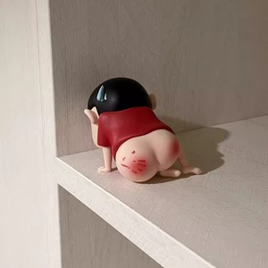 Figura de PVC de 5 cm del personaje de anime Kawaii Crayon Shin Chan con glúteos hinchados, modelo de muñeca, decoración de escritorio, adorno de dibujos animados, regalo para niños - Product Image 1