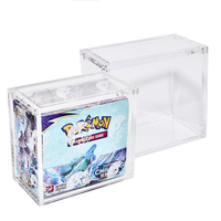 Boîte moderne en acrylique transparent pour Pokémon ETB avec couvercle magnétique