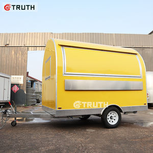 Food <span class=keywords><strong>Trolley</strong></span> Karren Streetfood Trailer Mini Size Ronde Aanhanger Food Truck - Product Image 4
