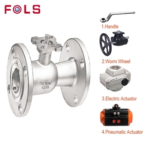 Manija de Bloqueo Tipo Brida de Acero Inoxidable DIN CLASS150/300, 1 Pieza, Bola Flotante con Placa de Montaje Directo ISO5211 - Product Image 4