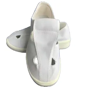 PU outsole white canvas vamp esd cleanroom products work shoes