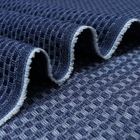Veste/Manteau de Luxe pour Femme en Tissu Denim Jacquard Bouclé Style Chanel, Tissé Texturé à Boucles 3D, Double Face, OEM, Faible MOQ