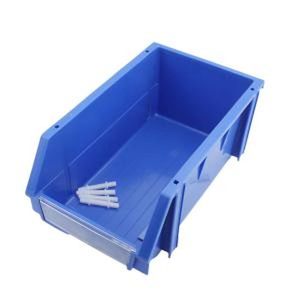 Warehouse Tool Picking Square Stackable Stacking Hanging <b>Plastic</b> Industrial Storage Bin <b>Box</b> for Small Parts Screws - Product Image 3