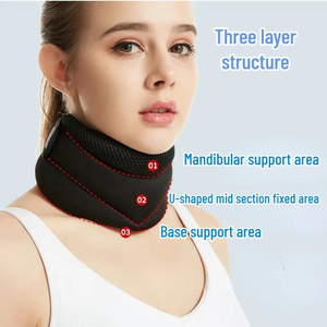 Soporte Cervical Ajustable, Collarín Cervical de Espuma Suave y Duradera para Aliviar el Dolor Cervical, Ideal para Viajes en Avión y Siestas - Product Image 6