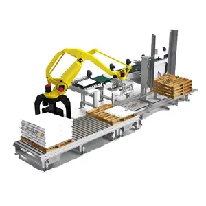 robot palletizing stacking flitting box bag package gripper clamper fixture claw robot palletizer