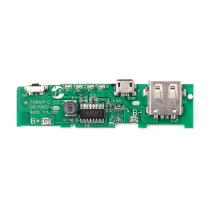 5V 1A ngân hàng điện 18650 sạc Board Module sạc mạch PCB board cung cấp điện bước lên Boost Điện thoại di động cho pin <span class=keywords><strong>DIY</strong></span> - Product Image 4