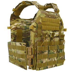 GAG 1000D <span class=keywords><strong>Gilet</strong></span> tactique léger en nylon pour l'extérieur Mulitcam Sid Pockets Plate Carrier avec pochette magnétique amovible - Product Image 1