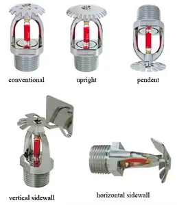 Rociador contra incendios de metal y vidrio con sensor de temperatura y conexión roscada - Product Image 5
