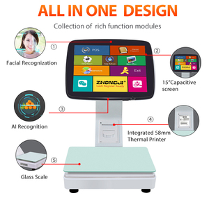 Caja Registradora TPV con Pantalla Táctil Zhongji Ts15, Báscula Electrónica, Impresora Térmica, <span class=keywords><strong>8GB</strong></span> DDR4, <span class=keywords><strong>256GB</strong></span>, Windows, 2 Años de Garantía, Nuevo - Product Image 5