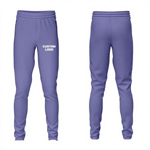 กางเกงขายาวทรงปกติผ้าคอตตอนเทอร์รี่สำหรับเล่นกีฬา ไซส์ XS-3XL - Product Image 1