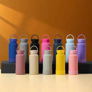 Bouteille d'eau sport isotherme sous vide en acier inoxydable, 1 litre, personnalisable avec logo, écologique, à large ouverture, pour le camping, couleurs assorties - Product Image 6