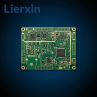 Lierxin ENIG BeiDou GPS double fréquence haute précision RTK GNSS Positionnement Rogers RO4003C 1oz PCB en cuivre 4 couches L1 L2 B1 B2