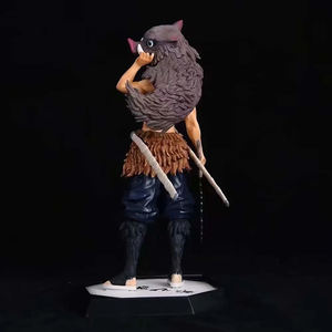 Nuovo Design all'ingrosso giocattoli di <span class=keywords><strong>personaggi</strong></span> giocattolo modello figura uccisore di <span class=keywords><strong>demoni</strong></span> hashibra Inosuke Anime Kimetsu No Yaiba figura - Product Image 4
