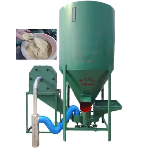 Animal feed vertical mill and food mixer machine Animal feed mill mixer price good poultry chicken feed mixer grinder