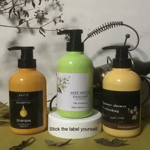 ขวดจ่ายยาแบบกดความจุขนาดใหญ่500มล. ขวดเปล่าพลาสติก PP <span class=keywords><strong>แชมพู</strong></span>ผงซักฟอกซักผ้าเจลอาบน้ำ100ชิ้น - Product Image 1