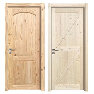 Puertas Corredizas Interiores de Madera de <span class=keywords><strong>Pino</strong></span> Sólido Modernas de Alta Calidad, Diseño Personalizado de Fabricante Chino - Product Image 3
