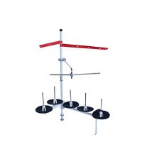 Support de fil à 3/4/5 broches durable, résistant à l'usure et anticorrosion pour machine à coudre industrielle multi-aiguilles pour usine de confection