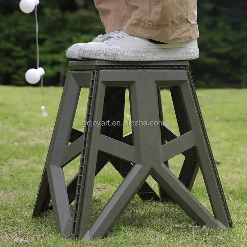 Chaise de Camping en plastique léger et robuste, tabouret pliable et Portable, vente en gros