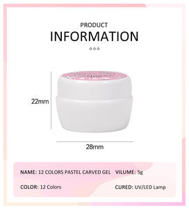 Vernis à ongles gel sculpté motif petite fleur printanière 12 couleurs 5g <span class=keywords><strong>Honeygirl</strong></span>, imperméable, durable, séchage rapide, offre spéciale transfrontalière - Product Image 6