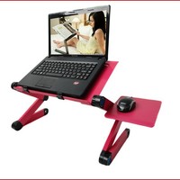Bureau pour ordinateur portable rafraîchissant, support pour ordinateur portable, bureau pour tablette, bureau pour ordinateur en alliage d'aluminium, petite table pliante