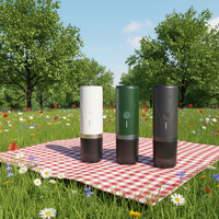 Cafetera Eléctrica Portátil Pequeña, Bajo Ruido, Calentamiento Rápido, para Camping, Oficina, Auto