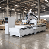 Routeur CNC ATC de haute précision avec changeur d'outils automatique, machine de découpe automatique multifonctions, routeur CNC ATC pour le bois